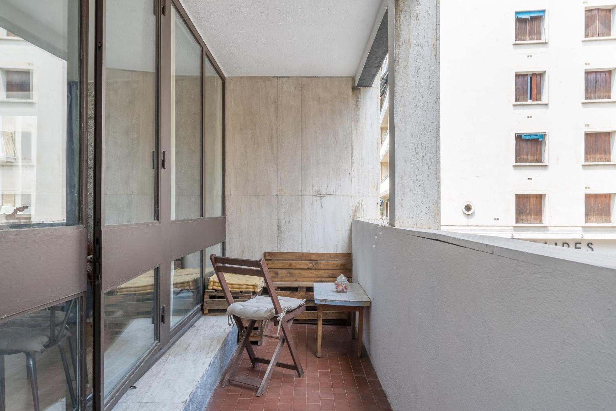 *Las Flores* Joli Studio Avec Balcon Марсель Экстерьер фото